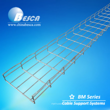 SS304 316 Wave Wire Mesh Bandejas para cables, accesorios